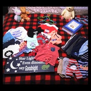 Lot of 9 month baby boy clothes